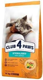 Club 4 Paws Dry Food with chicken for adult sterilized Cats 14kg