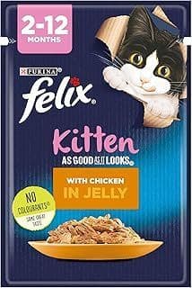 purina felix wet cat food دجاج كيتن 85g