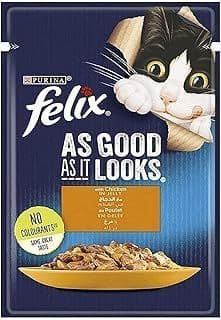 purina felix wet cat food دجاج ادلت 85g