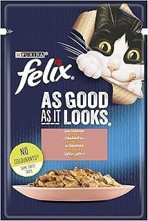 purina felix wet cat food سلمون 85g