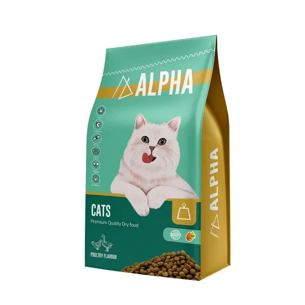 ALPHA CAT FOOD – 10kg دراي فود مميز للقطط 🐱