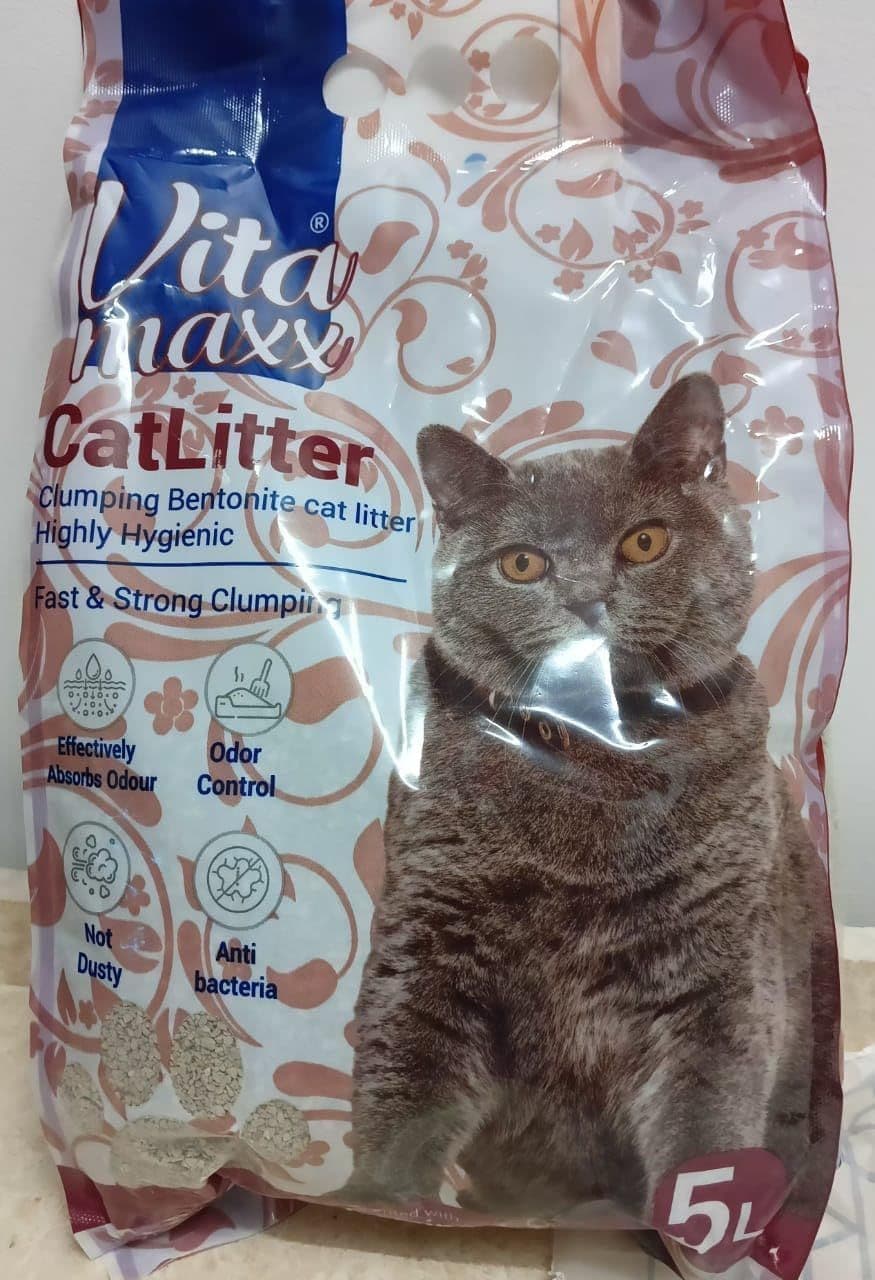 Vita Maxx – رمل تكتلي عالي الجودة للقطط رائحه الياسمين 5L