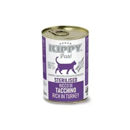 كيبي باتيه (Kippy Cat Paté) – طعام رطب فاخر للقطط – 400 جرام sterilised-turkey