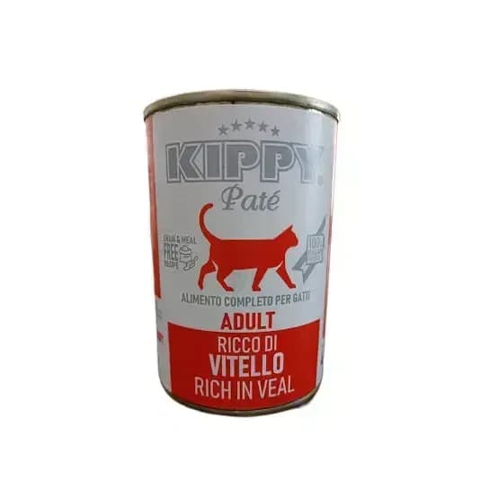 كيبي باتيه (Kippy Cat Paté) – طعام رطب فاخر للقطط – 400 جرام veal