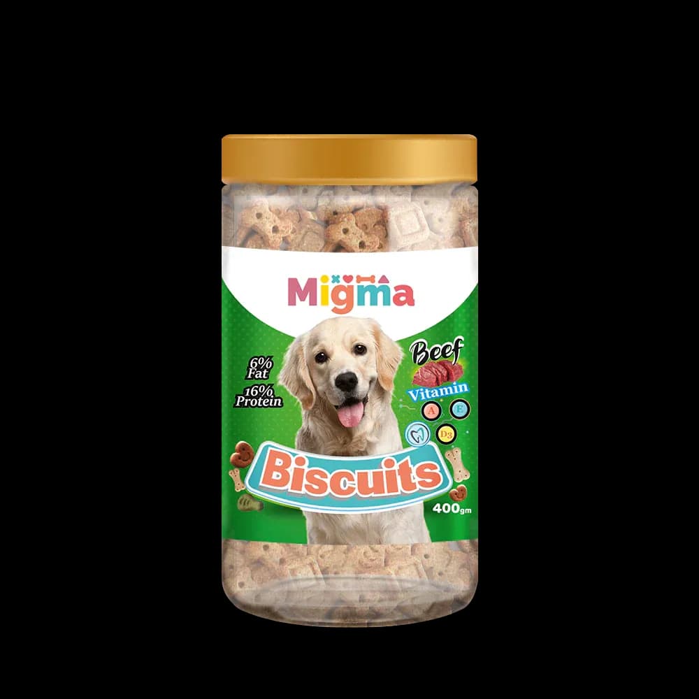 migma biscuites beef 400g