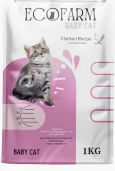 eco farm baby cat 1kg طعام جاف للقطط الصغيرة