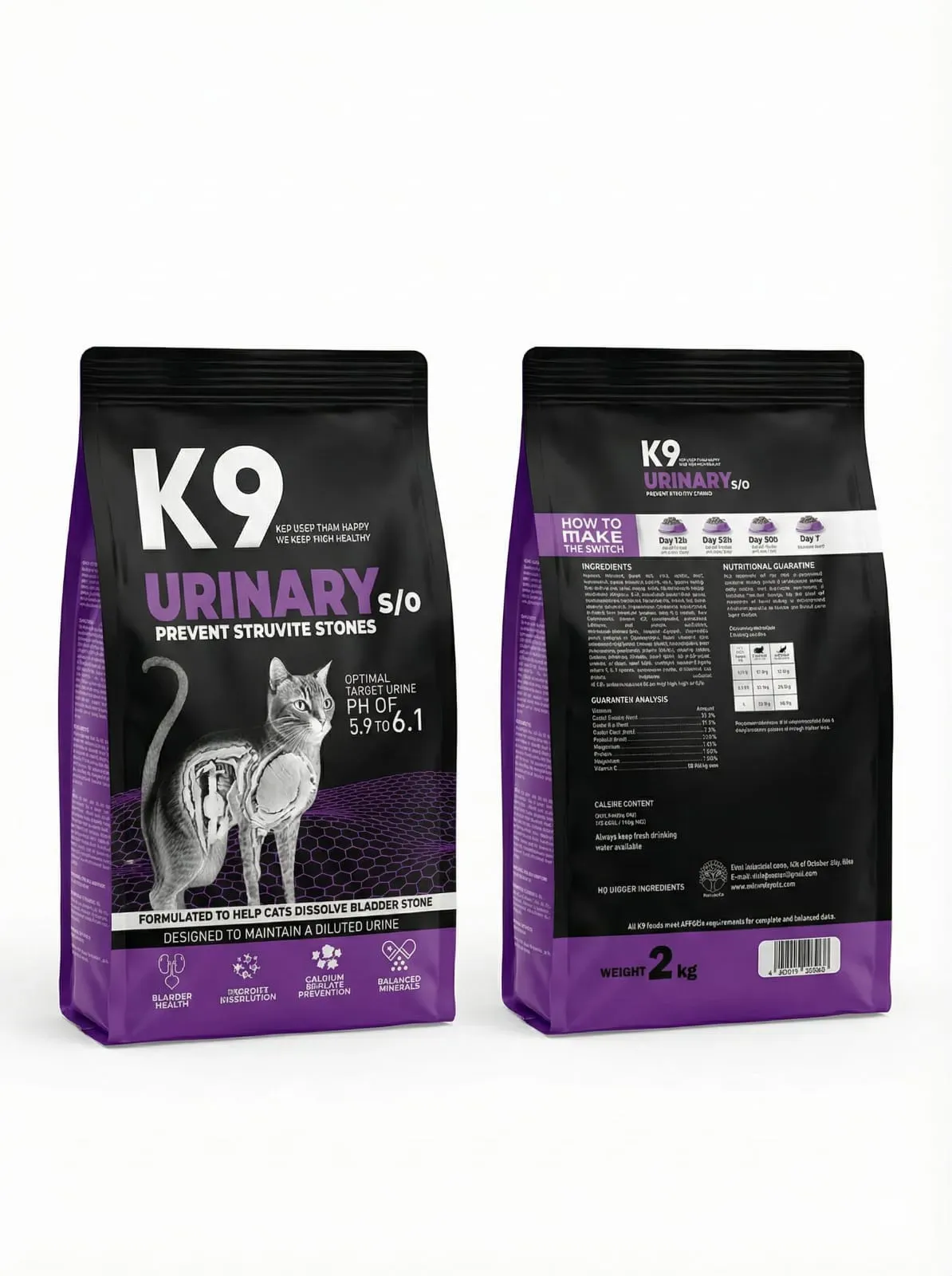 K9 Urinary S/O for Cats – Prevent Struvite Stones