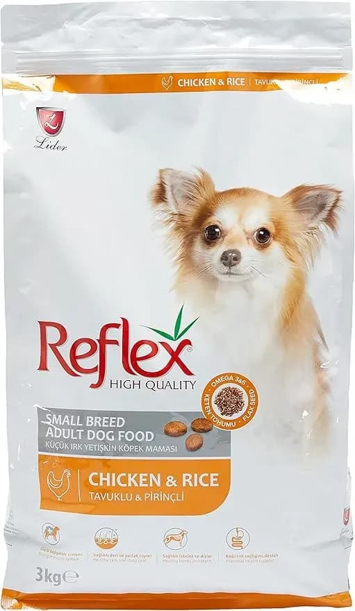 🐶 Reflex High Quality Small Breed Adult Dog Food – Chicken & Rice 🐾