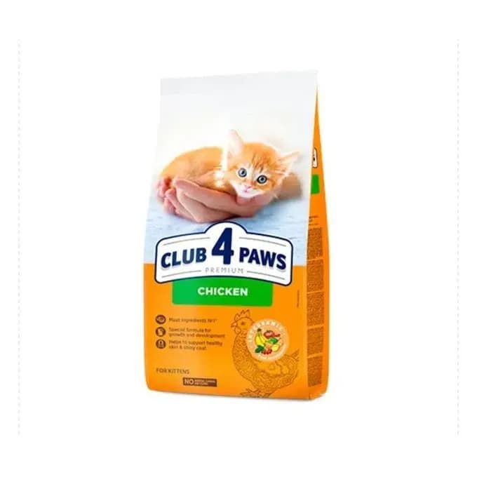 club 4paws  chicken for kitten 2kg