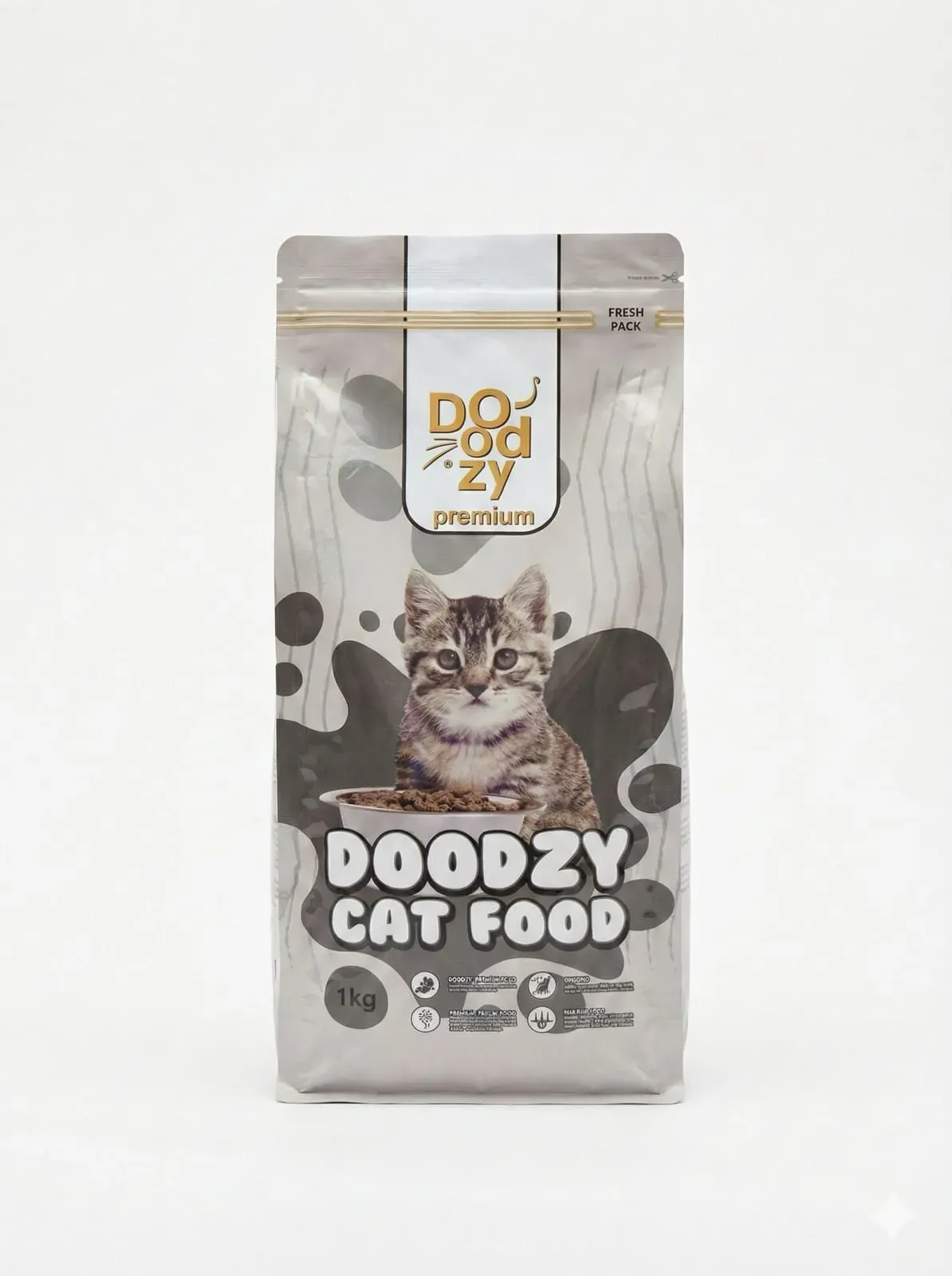 طعام القطط الجاف الممتاز "دودزي" 1 كجم  Doodzy Premium