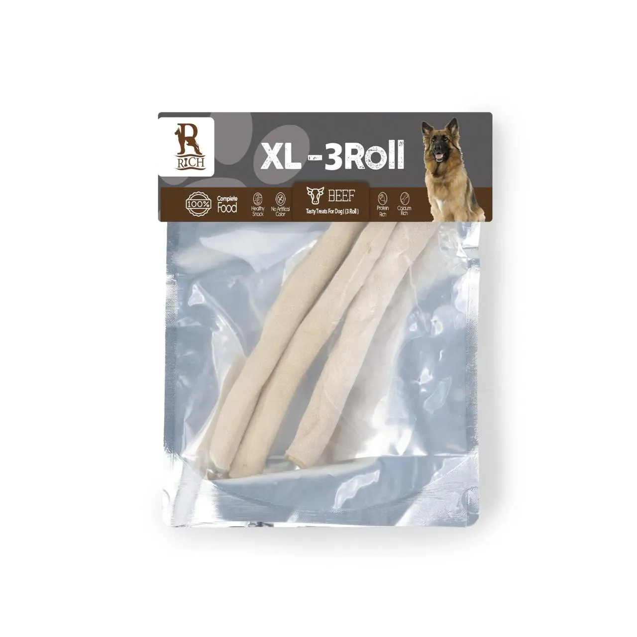 Rich XL – 3 Rolls with Beef