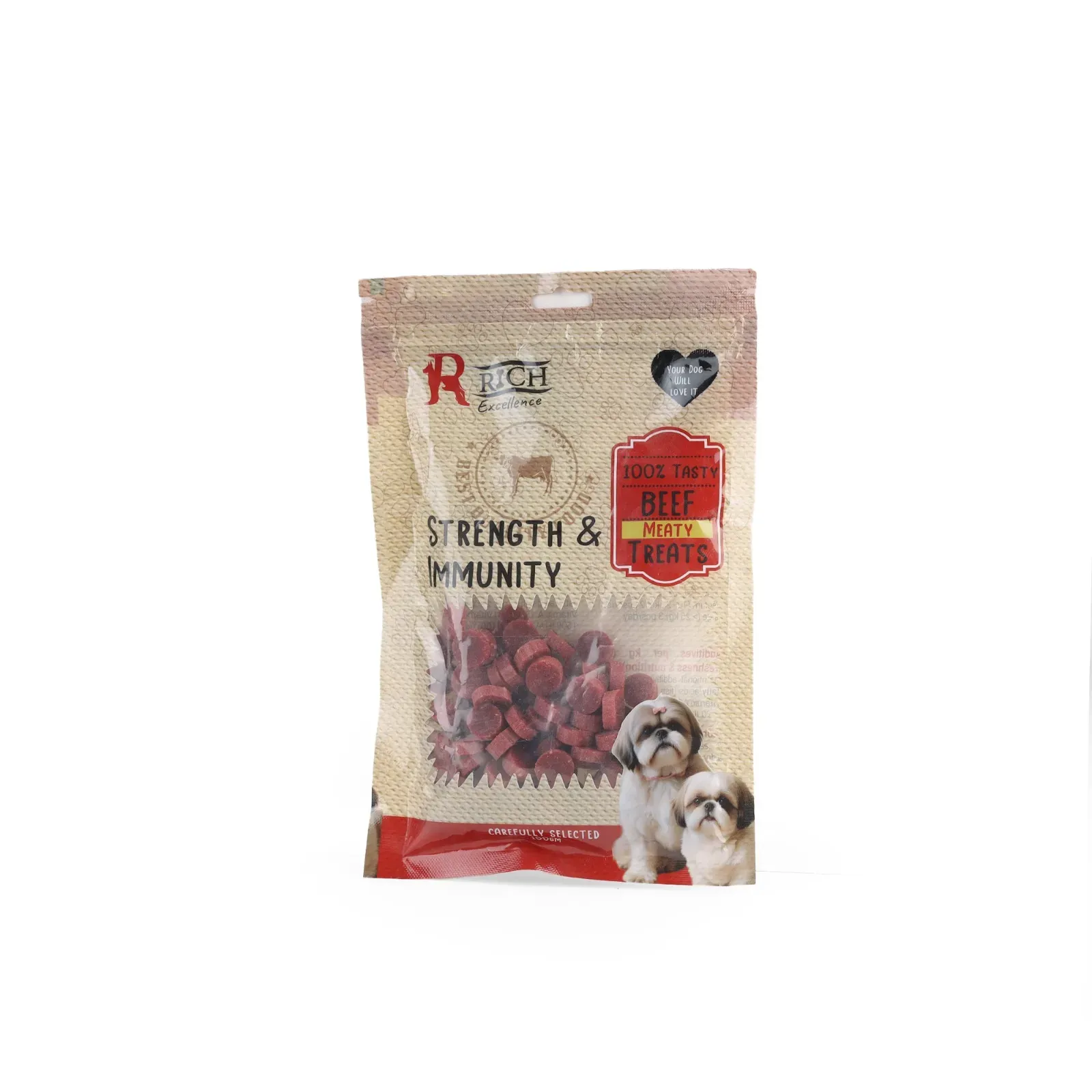 Rich Strength & Immunity Beef Meaty Treats for Dogs