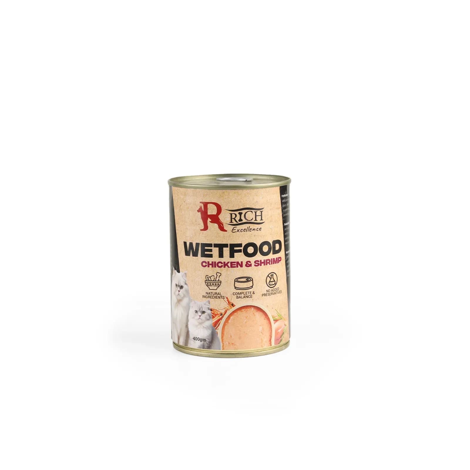 Rich Excellence Wet Cat Food with Chicken & Shrimp 400g